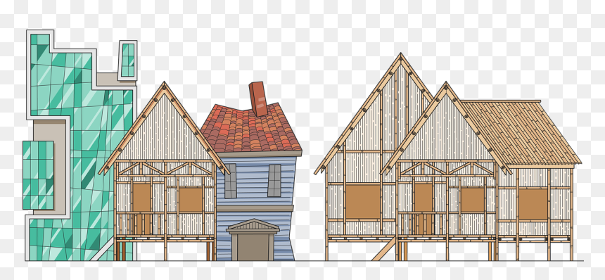 Old House New - Portable Network Graphics, HD Png Download - old house png