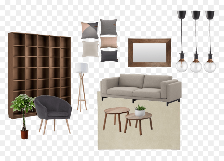 Living Room Mood Board - Mood Boards For Living Rooms, HD Png Download - living room png