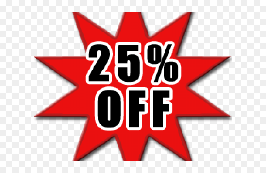 25% Off Png Transparent Images - Graphic Design, Png Download - 25% off png