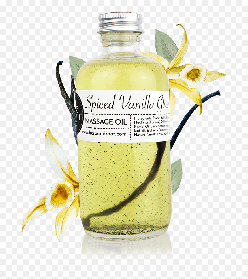 Spiced Vanilla Glaze Massage Oil - Luxury Body Oil Shimmer Europe, HD Png Download - vanilla png