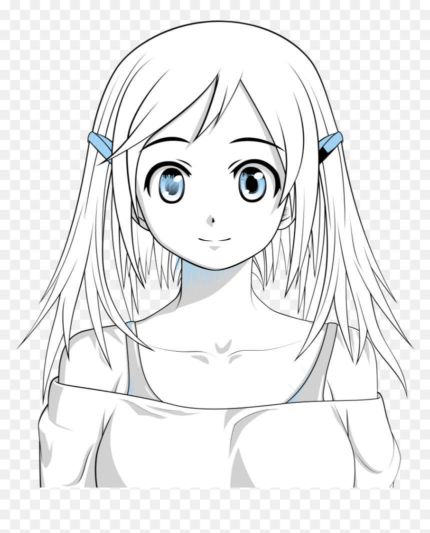 Figure In Manga Style - Drawings Of Manga People, HD Png Download - manga png