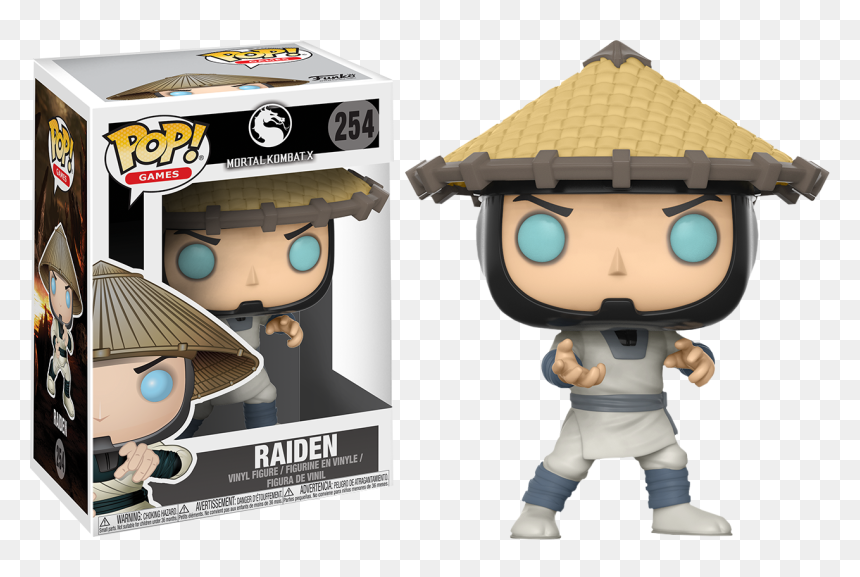 Funko Pop Mortal Kombat Raiden, HD Png Download - raiden png