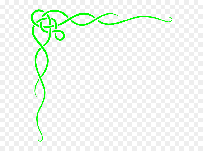 Border Design For Poster, HD Png Download - green ribbon png