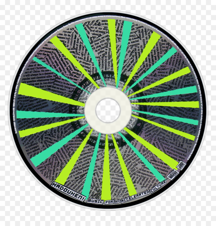 Hadouken Music For An Accelerated Culture Cd Disc Image - Circle, HD Png Download - hadouken png