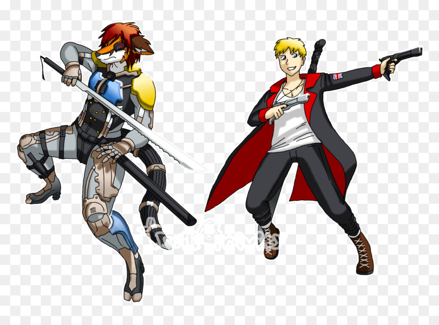 Hacknslash Cosplay Part - Raiden Dante, HD Png Download - raiden png