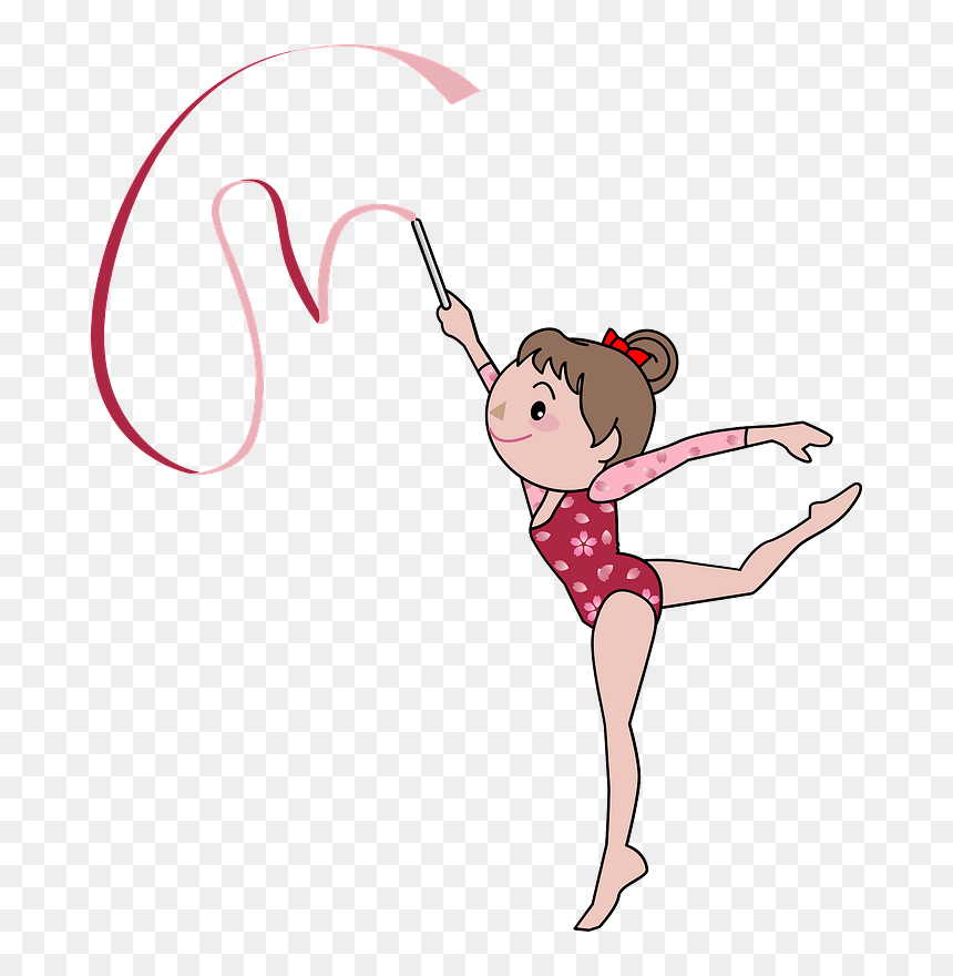 Rhythmic Ribbons Cartoon Rhythmic Gymnastics Ribbon Clip Art Clipart Of Rhythmic Gymnastic