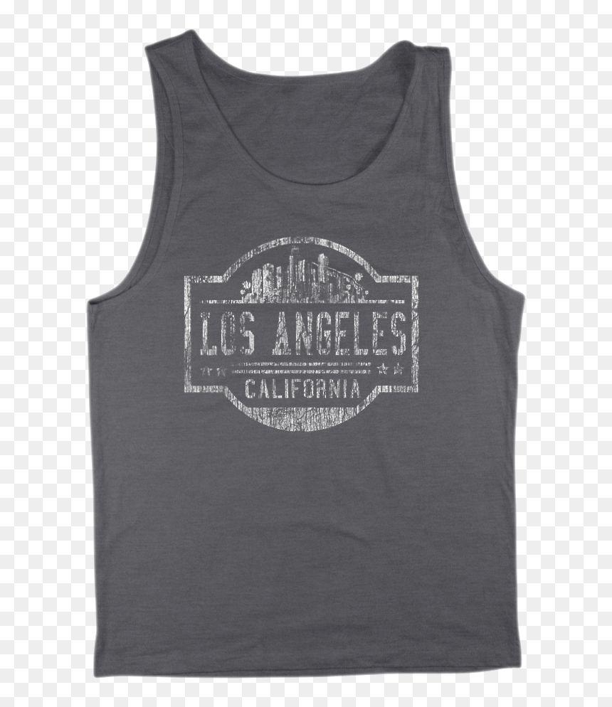 Los Angeles Skyline California Tank Top For Men - Active Tank, HD Png Download - los angeles skyline png