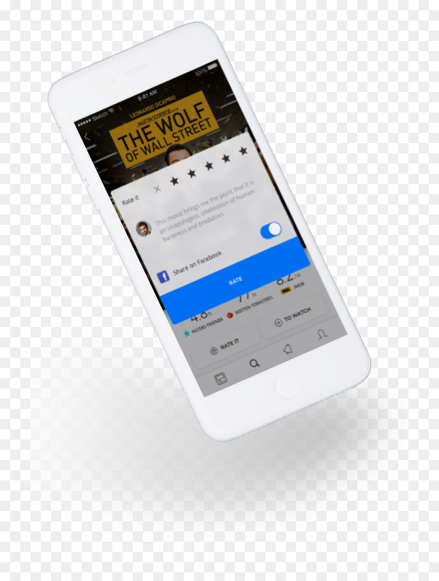 Movie Review Rating Screen - Smartphone, HD Png Download - movie rating png