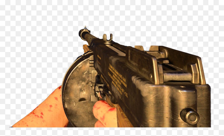 Call Of Duty Wiki - Firearm, HD Png Download - tommy gun png