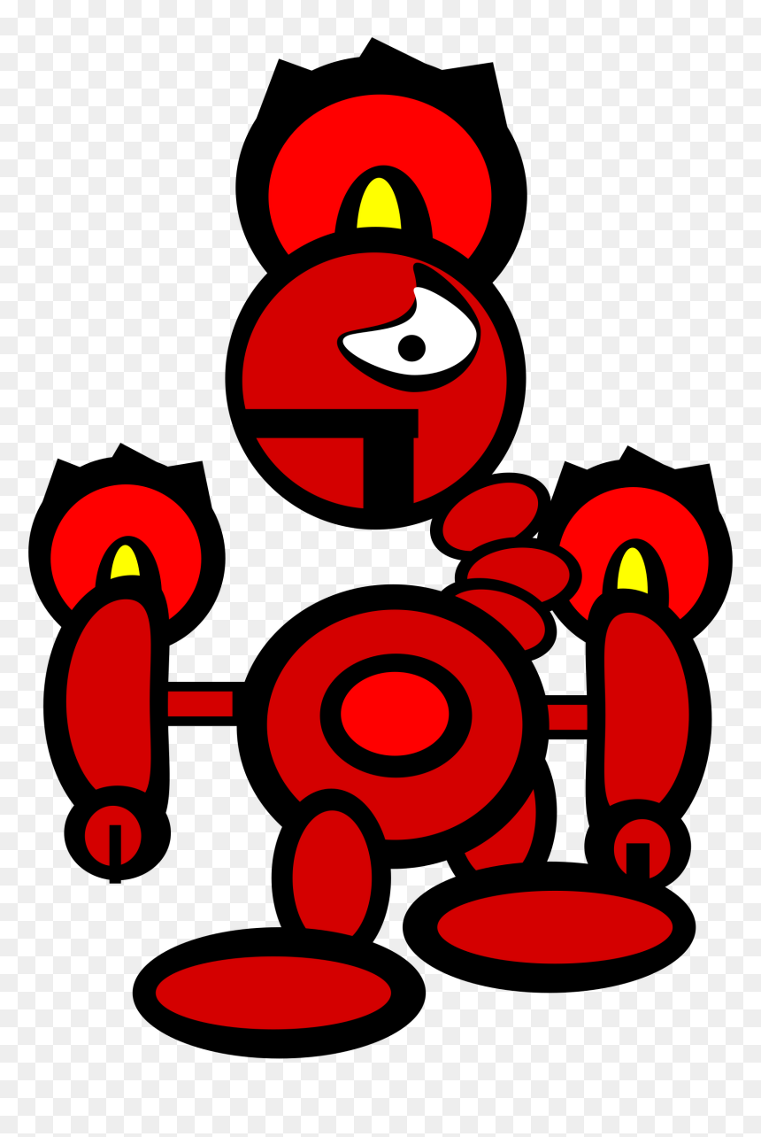 Fire Robot Clip Arts - Clip Art, HD Png Download - robot icon png