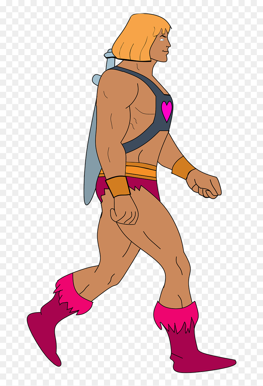 Imagenes He Man Png, Transparent Png - muscle man png
