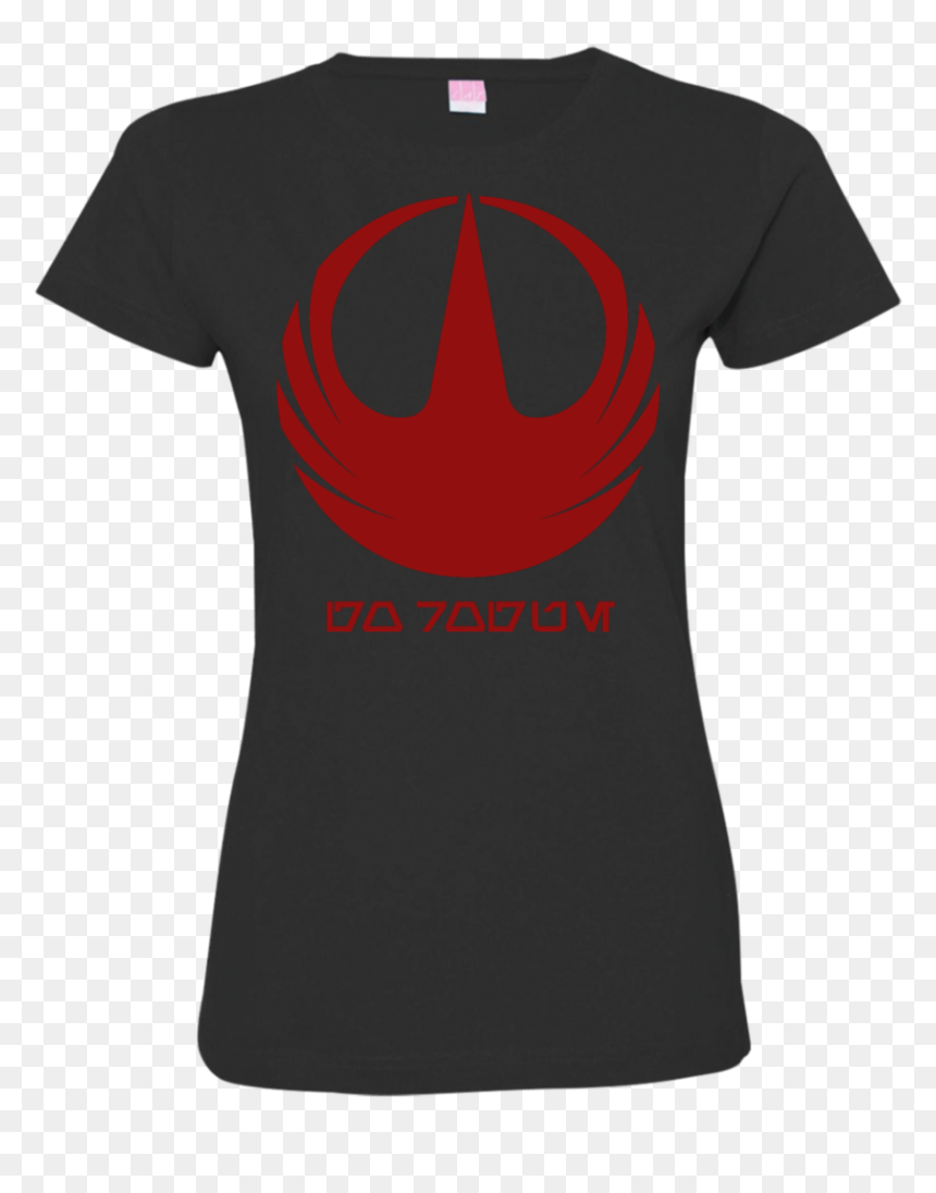 Rogue One Red Logo Ladies Custom Fine Jersey T Shirt - Archgoat The Light Devouring Darkness, HD Png Download - rogue one logo png