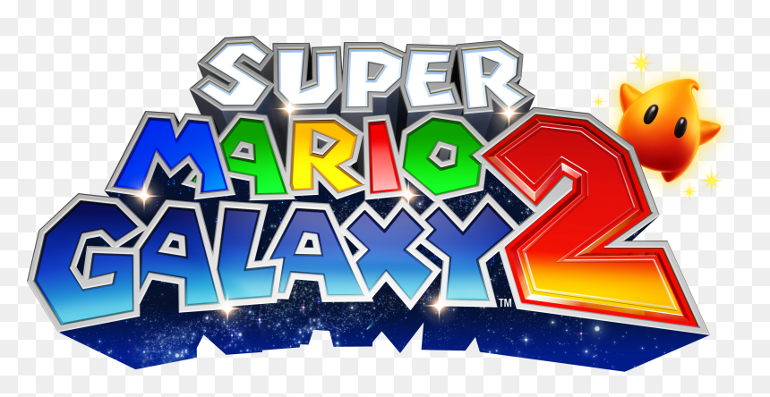Super Mario Galaxy 2 Logo, HD Png Download - super mario logo png