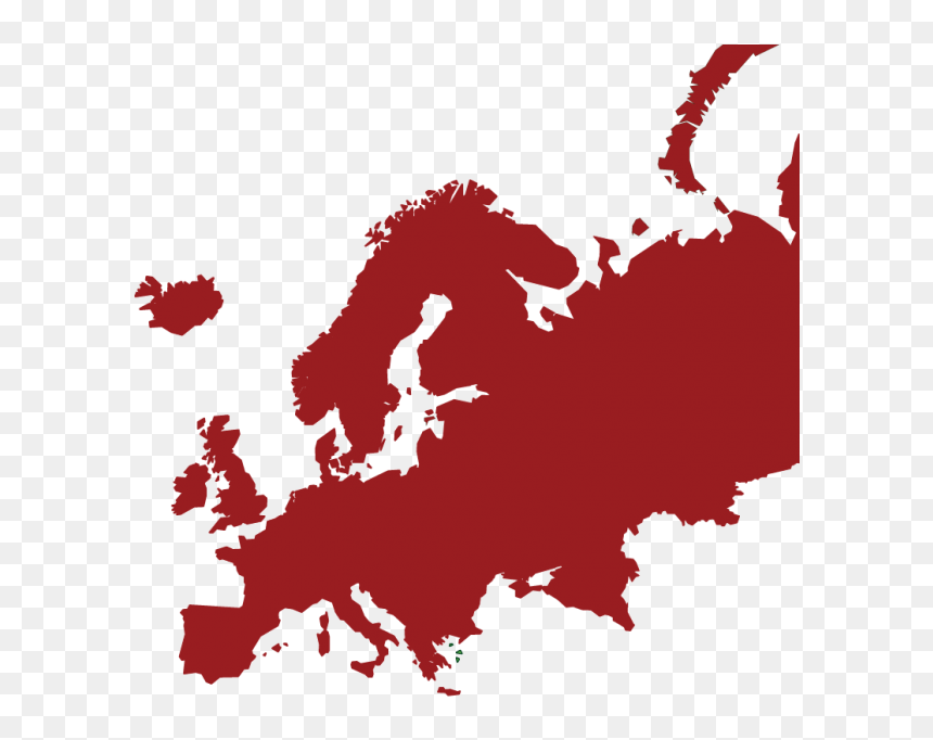 Europe Map Flat, HD Png Download - europe png