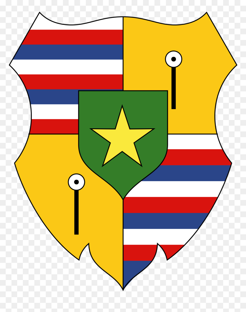 Texas Lone Star Clipart , Png Download - House Of Kamehameha Coat Of Arms, Transparent Png - texas star png