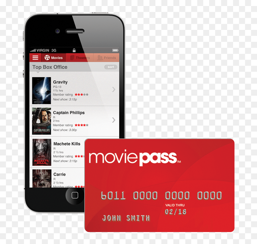 The New Moviepass Allows Subscribers Unlimited Visits, HD Png Download - movie rating png