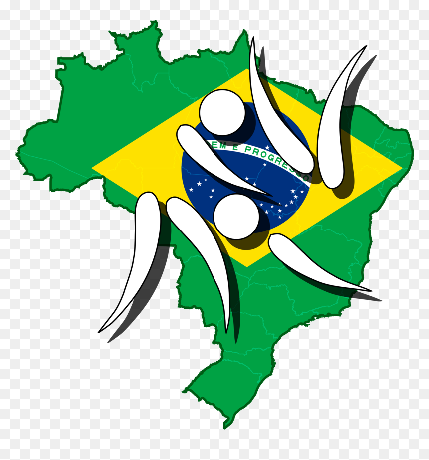 Judo In Brazil - Brazil Fertility Rate Map, HD Png Download - brazil png