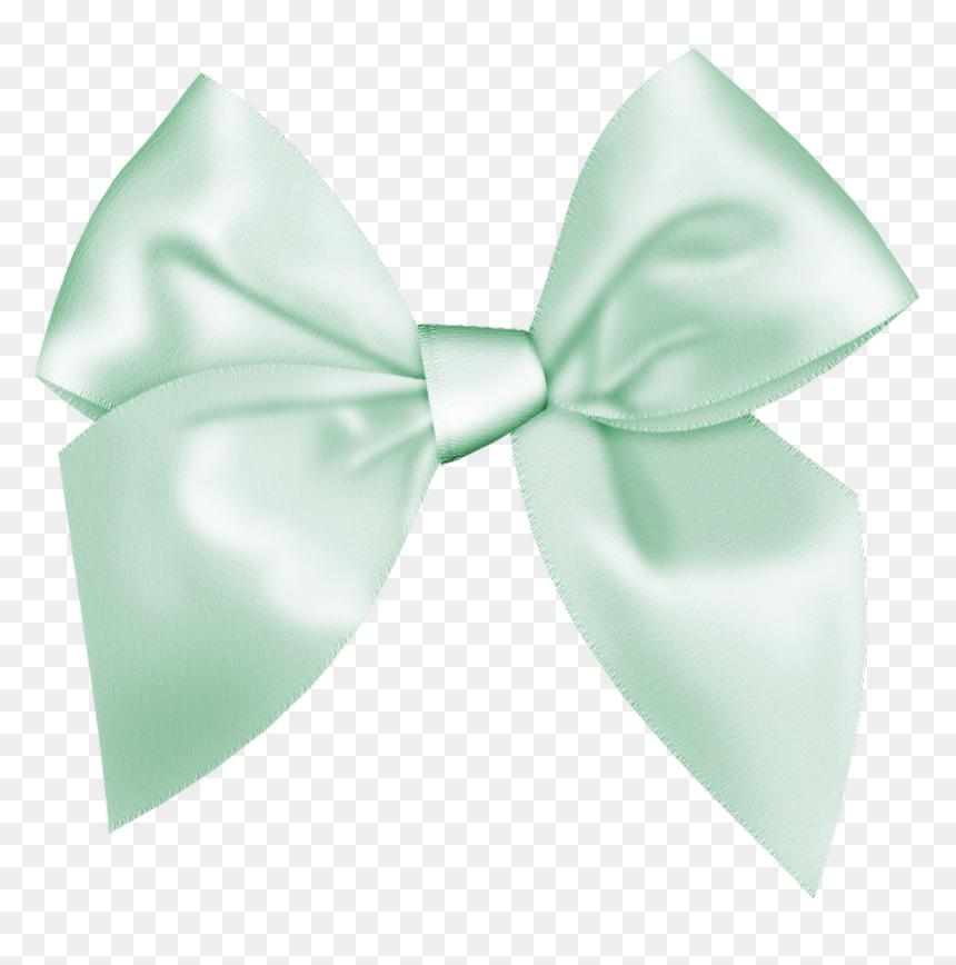 Satin, HD Png Download - green ribbon png