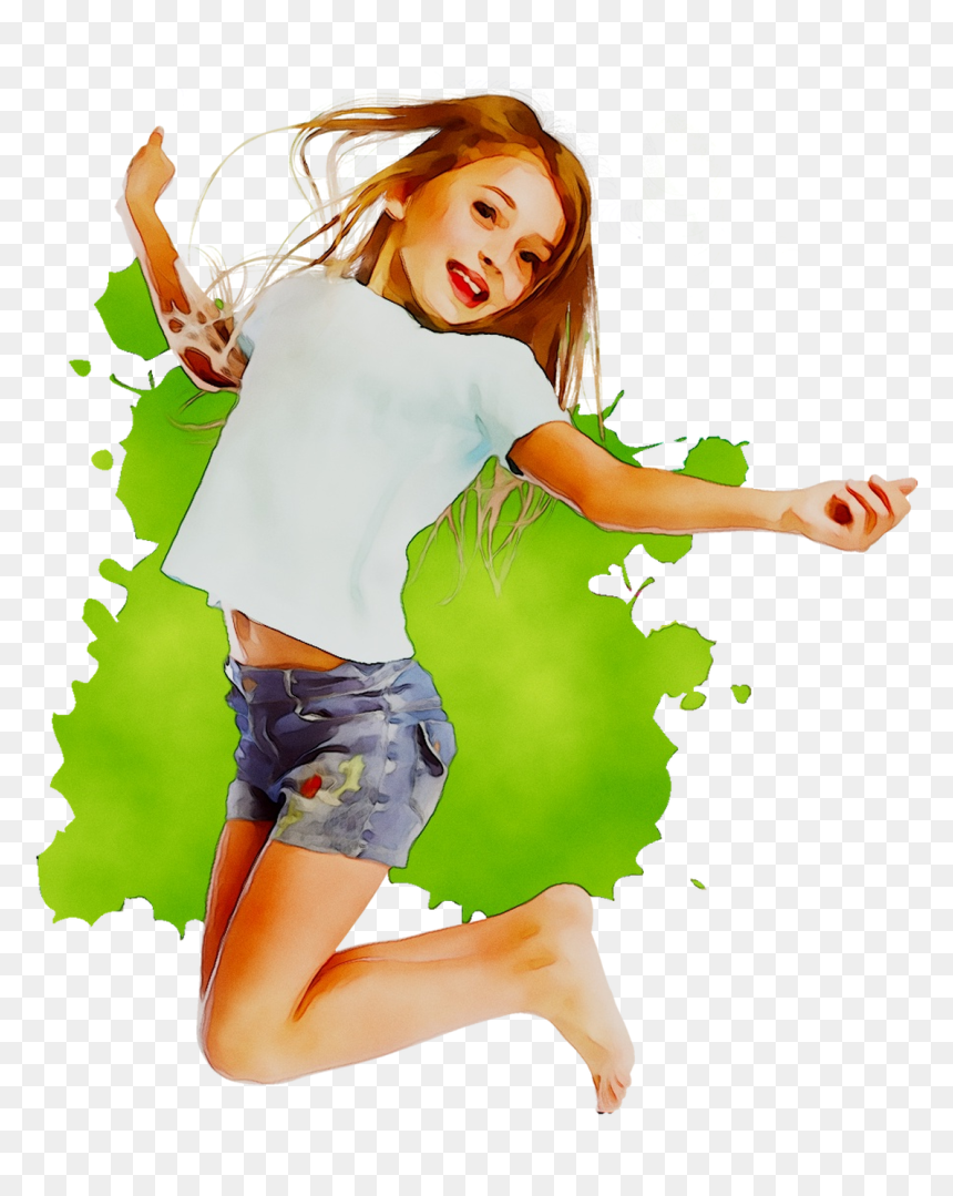 Dance Trampoline Gymnastics Child Shrunks The With - Child Dance Photo Png, Transparent Png - gymnastics png