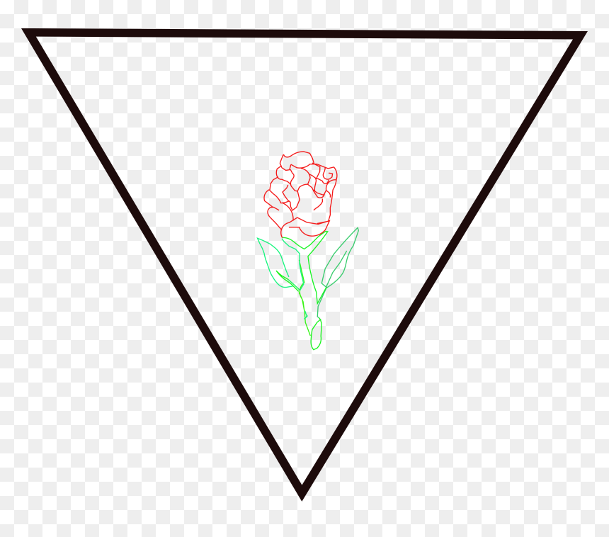 Rosa Y Triangulo Clip Arts - Triangulo Png, Transparent Png - triangulo png