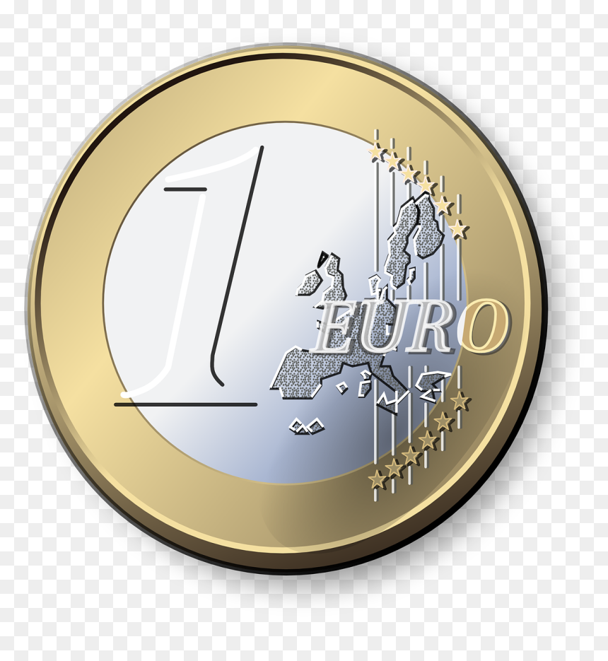 Euro Coin Transparent, HD Png Download - coin icon png