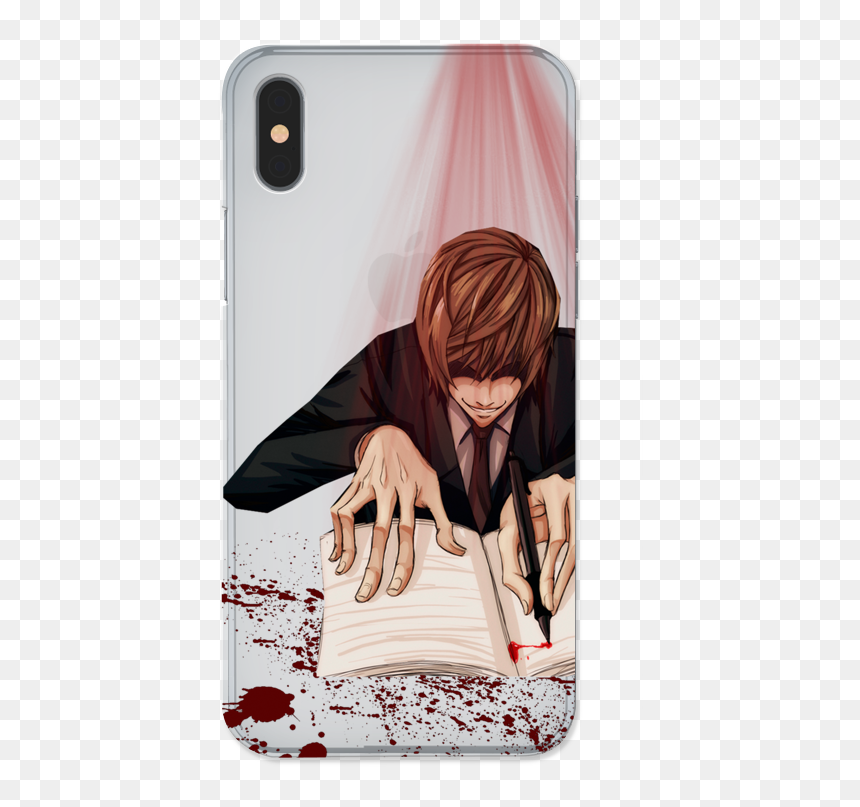 Case Transparente Light Yagami De Luh Rodriguesna - Imagens Do Light Yagami, HD Png Download - light yagami png