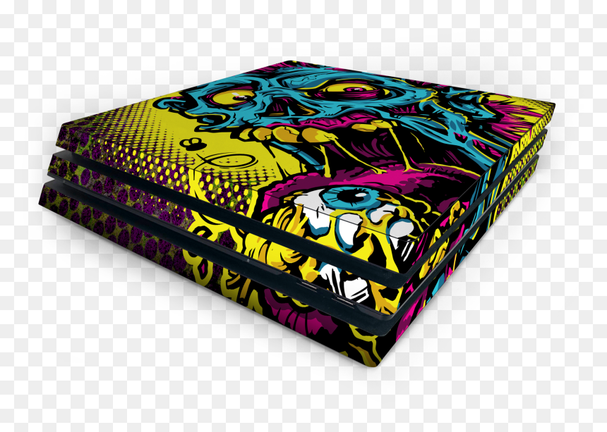 Sony Ps4 Pro Zombie Skin - Book Cover, HD Png Download - playstation 4 png