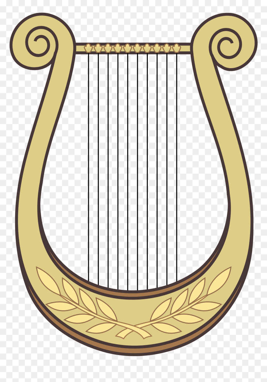 Harp Transparent Png - Lyre Clipart, Png Download - harp png