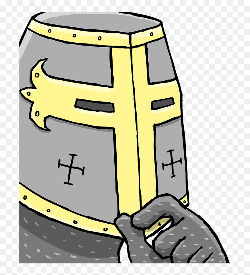 0 0 Yellow - Crusader Pepe, HD Png Download - crusader png