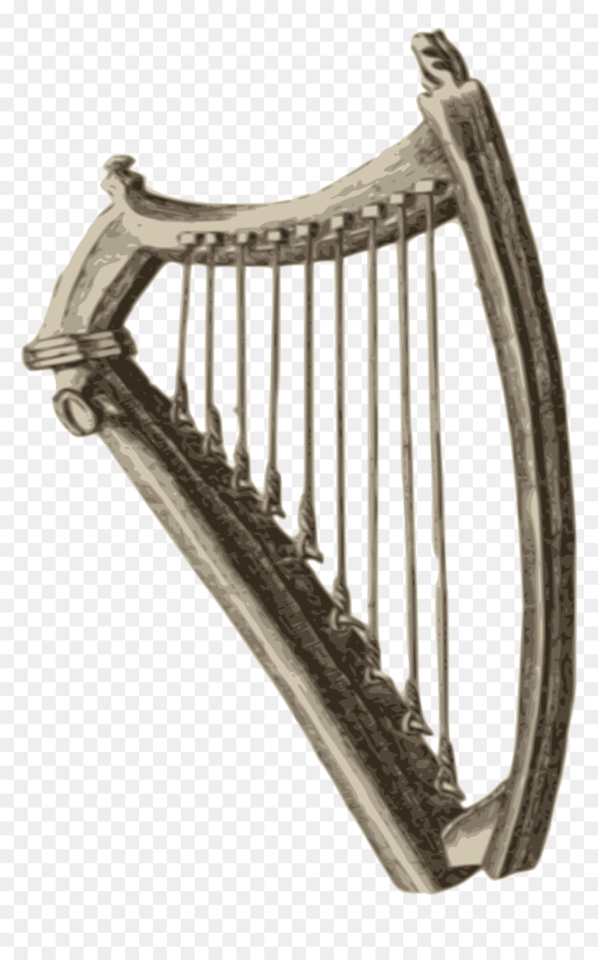 Celtic Harp Png Clipart , Png Download - Harp Png Transparent Background, Png Download - harp png
