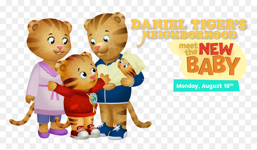 Daniel The Tiger Family , Png Download - Daniel Tiger Neighborhood Svg, Transparent Png - daniel tiger png