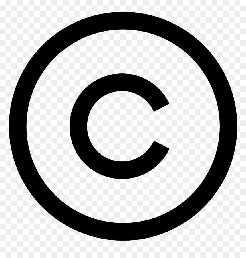 Copyright Symbol Png Transparent Images - Creative Commons, Png Download - copyright logo png