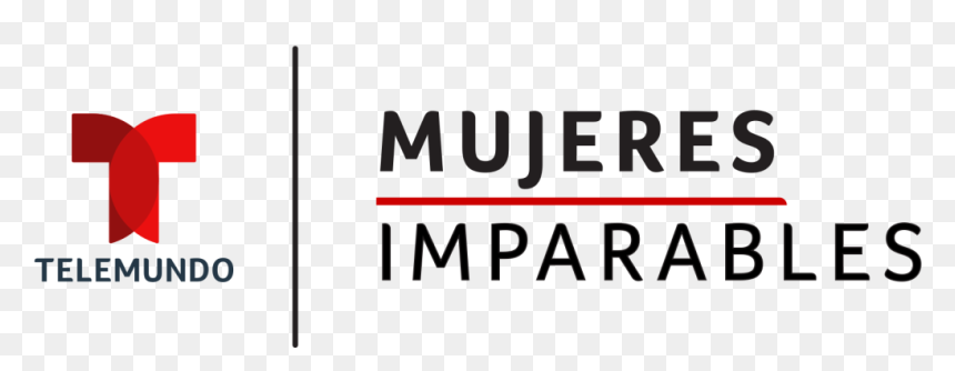 Logo Mujeres Imparables Color Black Rgb - Graphic Design, HD Png Download - telemundo logo png