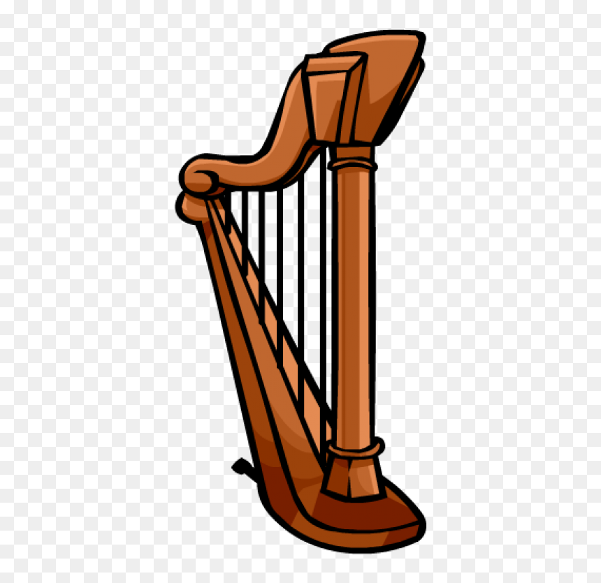 Harp Png Image - Club Penguin Grass Png Transparent Background, Png Download - harp png