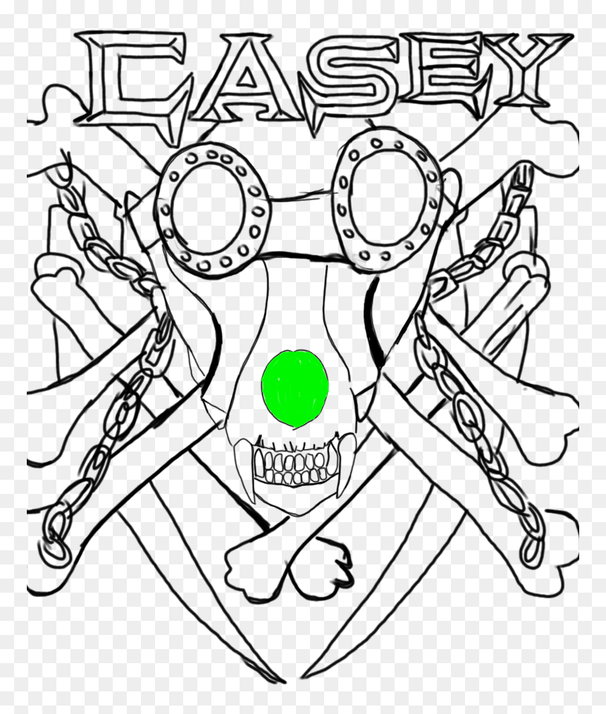 Killing Is Her Business Casey Wolf Copyright Logo - Line Art, HD Png Download - copyright logo png