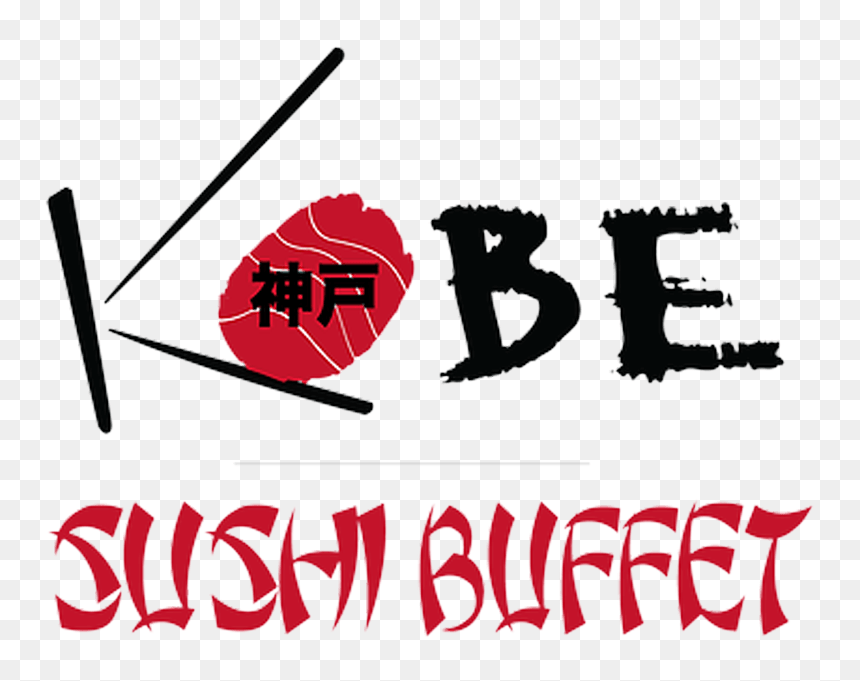 Kobe Sushi Buffet Logo - Sushi Sign, HD Png Download - kobe logo png
