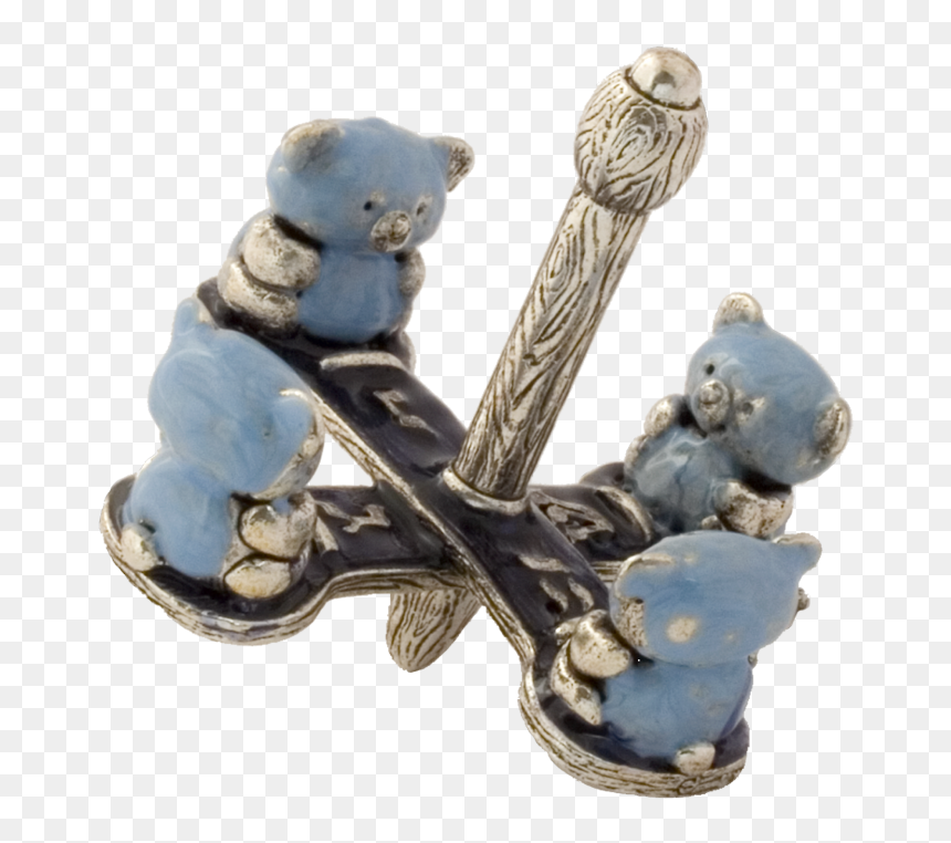 Teddy Bear Art Dreidel , Png Download - Figurine, Transparent Png - dreidel png