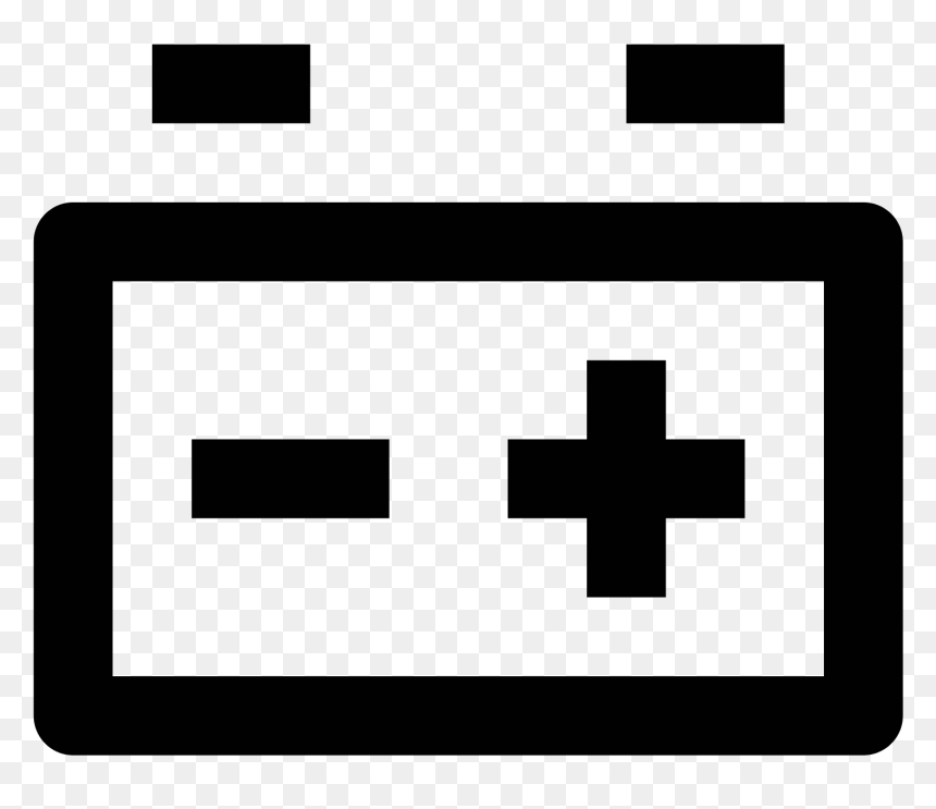 Car Battery Icon, HD Png Download - battery icon png