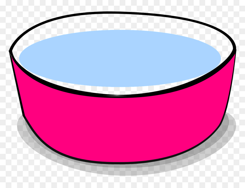Water Bowl Clipart, HD Png Download - dog bowl png