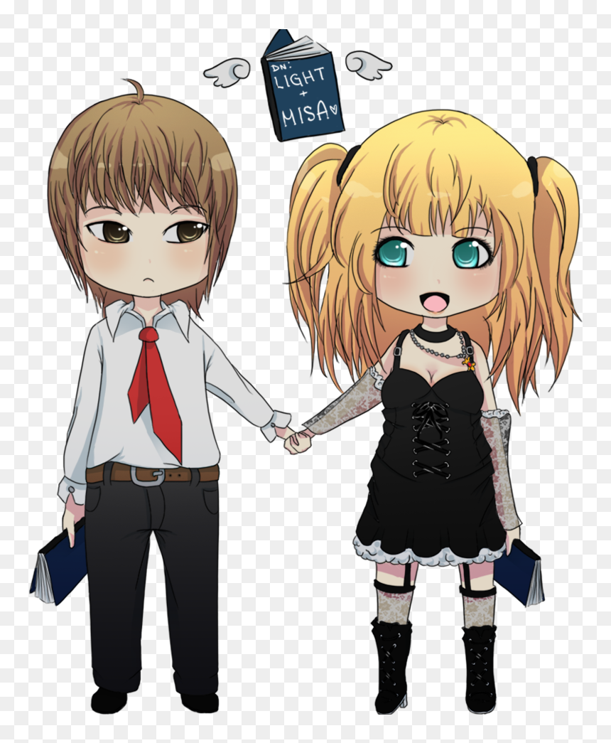 Transparent Light Yagami Png - Light Yagami X Misa, Png Download - light yagami png