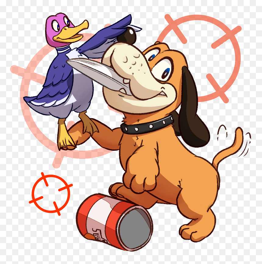 Cartoon, HD Png Download - duck hunt png