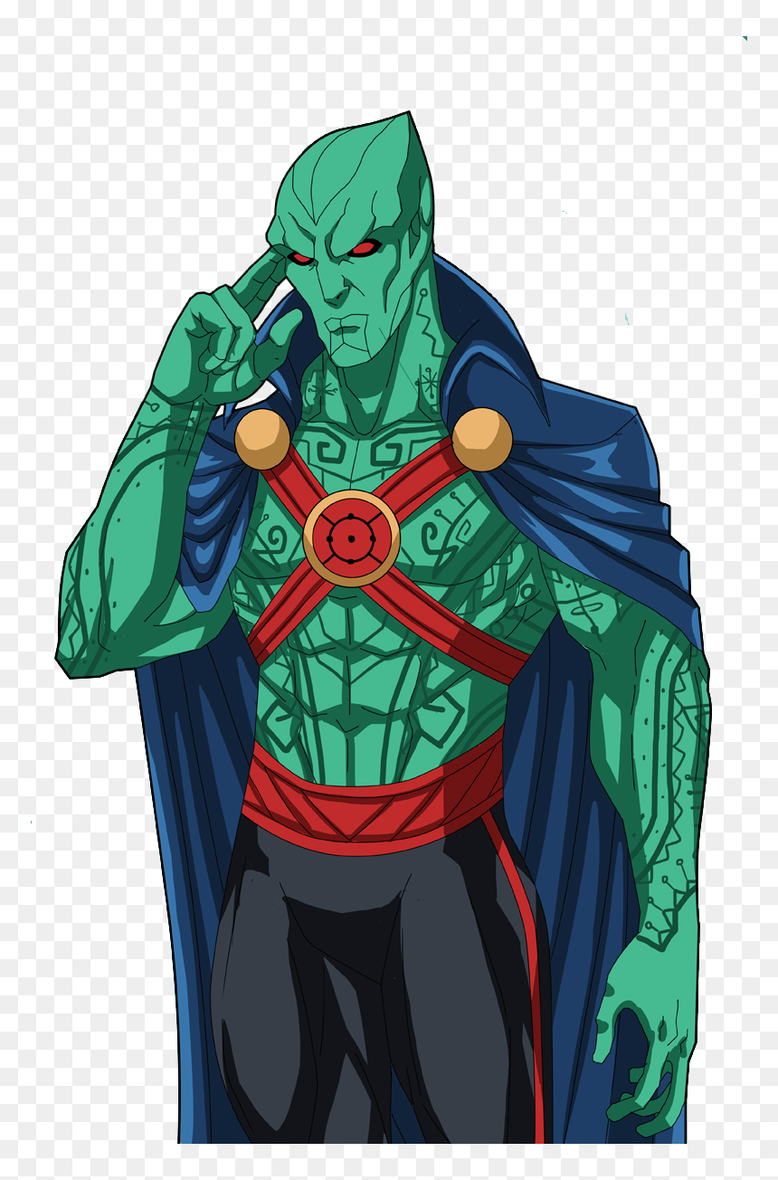 Batman And The Justice League Wiki - J Onn J Onzz, HD Png Download - martian manhunter png
