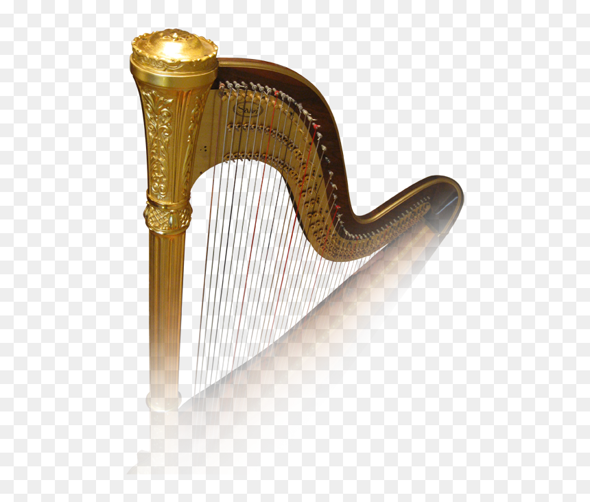 Girls And Harp, For Computer Cashadvance6online - Gold Harp, HD Png Download - harp png