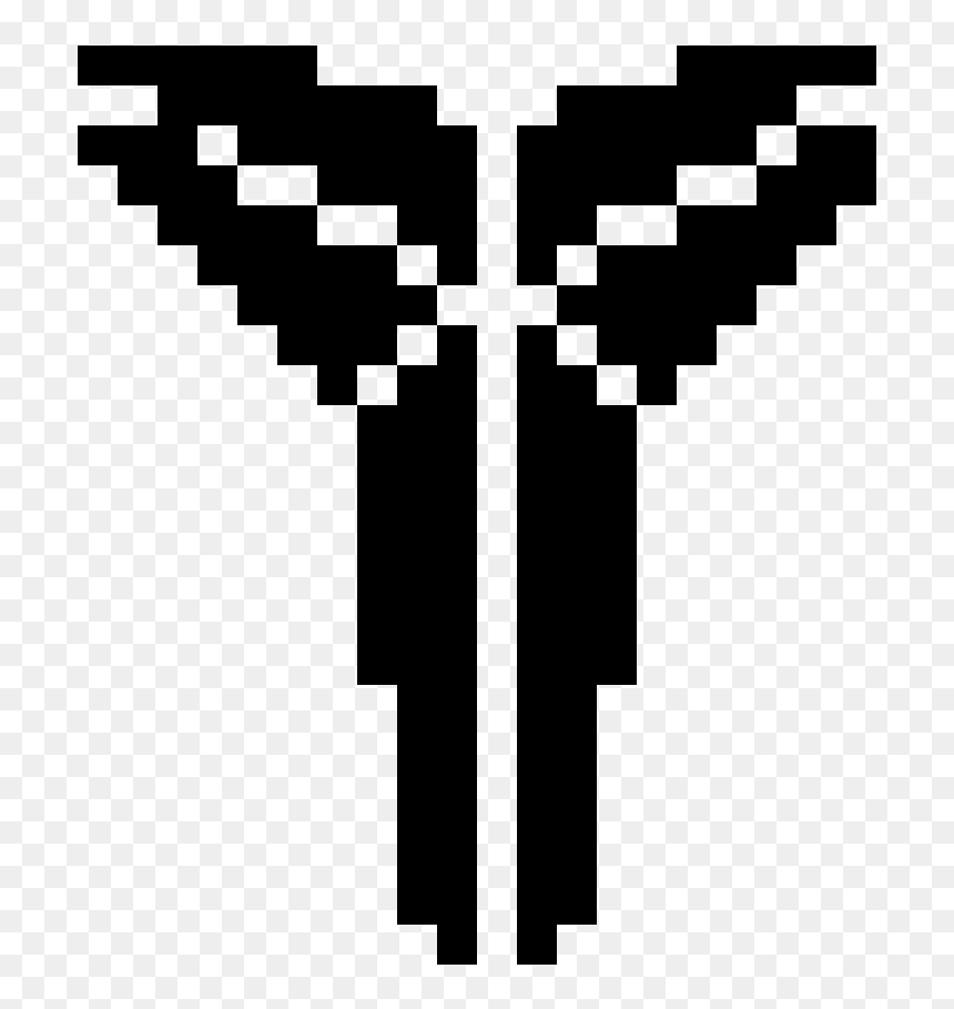 Kobe Bryant Pixel Art, HD Png Download - kobe logo png