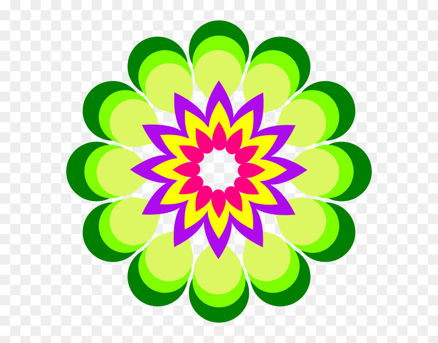 Awesome Idea Color Clipart Coloring Daniel Tiger S - Colored Flower Design Clipart, HD Png Download - daniel tiger png