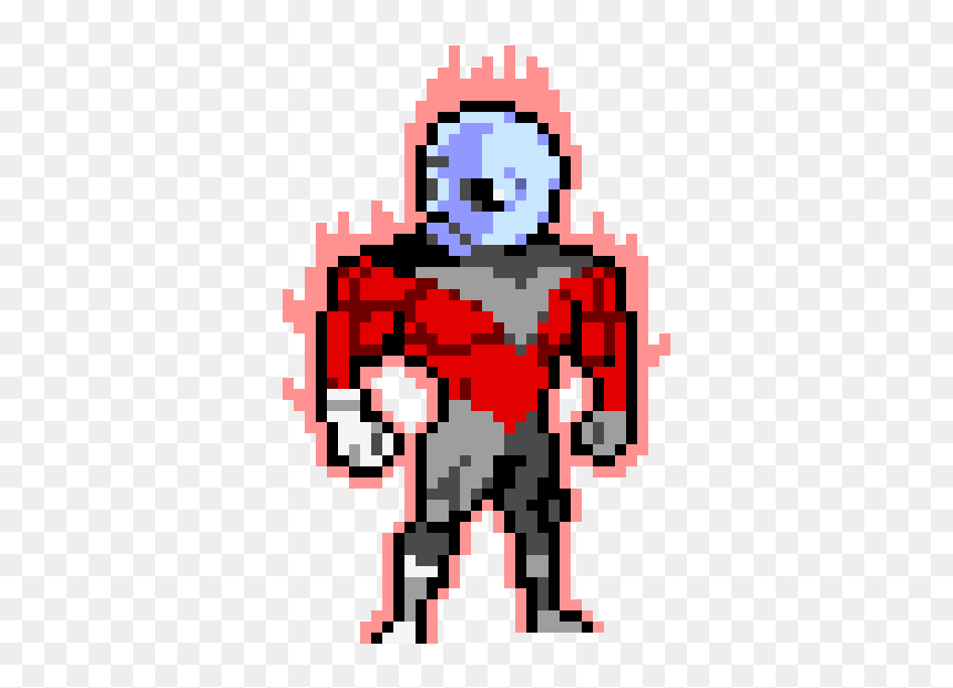 Jiren Pixel Art Minecraft, HD Png Download - jiren png