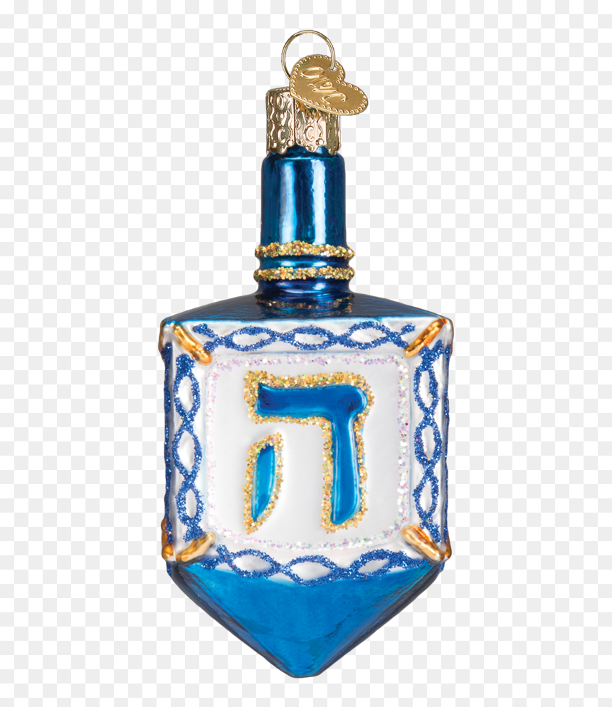 Dreidel Glass Ornament - Hanukkah Ornaments, HD Png Download - dreidel png