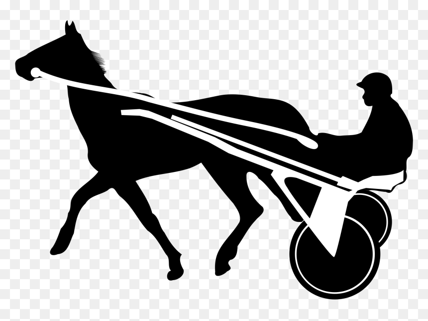 Horse Trot Harness Racing Clip Art, HD Png Download - race png