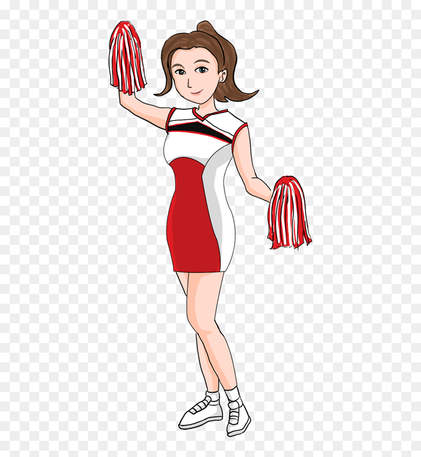 Cheerleader Png Transparent Image - Transparent Cheerleader Clipart, Png Download - cheerleader png