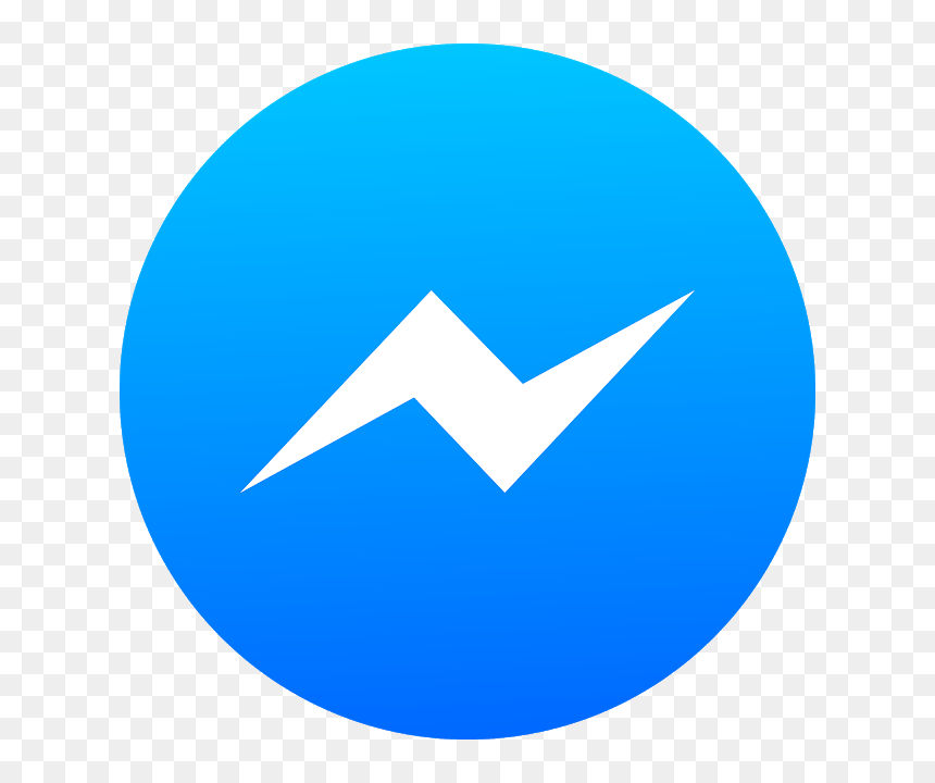 Messenger App Logo Png, Transparent Png - facebook button png